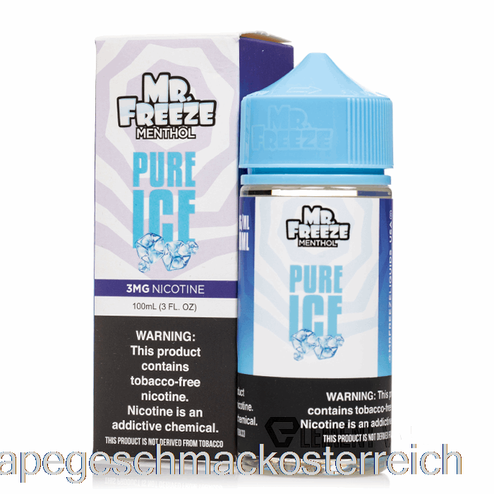Pure Ice - Mr Freeze - 100 Ml 3 Mg Vape-Geschmack
